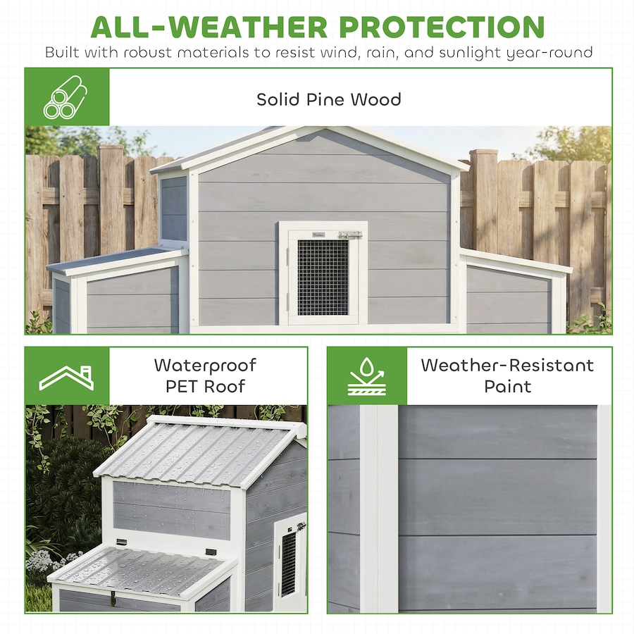 Image 917570_ALTMORE5.jpg, Product 917-570 / Price $229.99, PawHut 66.5" Large Chicken Coop, Wooden Chicken House with Nesting Boxes from PawHut on TSC.ca's Home & Garden department