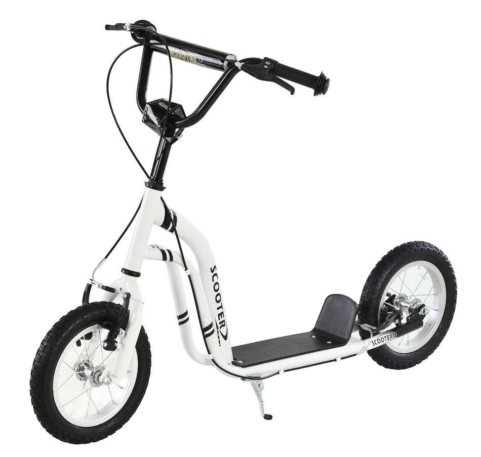 Image 917593.jpg, Product 917-593 / Price $109.99, Aosom Kick Scooter, Teens Scooter with Adjustable Height Handlebar, White from Aosom on TSC.ca's Toys & Hobbies department