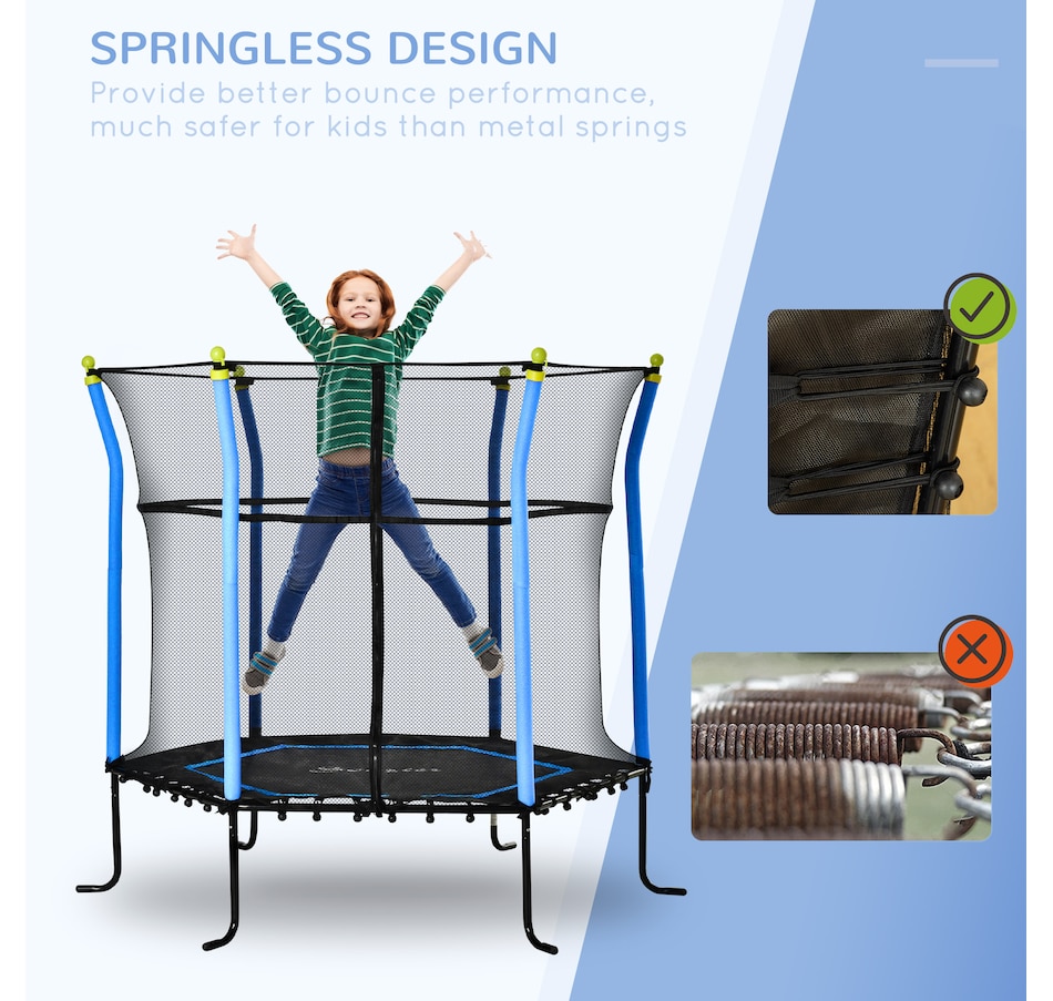 Image 917604_ALTMORE12.jpg, Product 917-604 / Price $83.39 - $83.99, Soozier 64" Kids Trampoline Mini Indoor/Outdoor Bouncer Jumper from Soozier on TSC.ca's Home & Garden department
