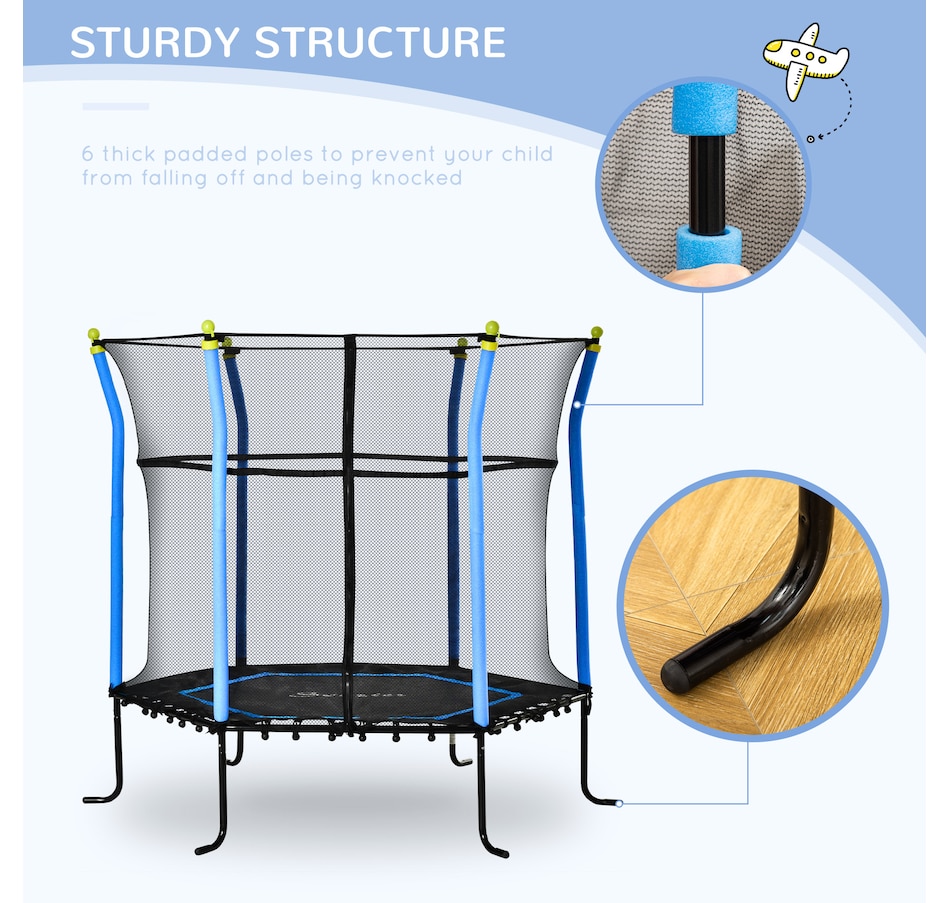 Image 917604_ALTMORE13.jpg, Product 917-604 / Price $83.39 - $83.99, Soozier 64" Kids Trampoline Mini Indoor/Outdoor Bouncer Jumper from Soozier on TSC.ca's Home & Garden department