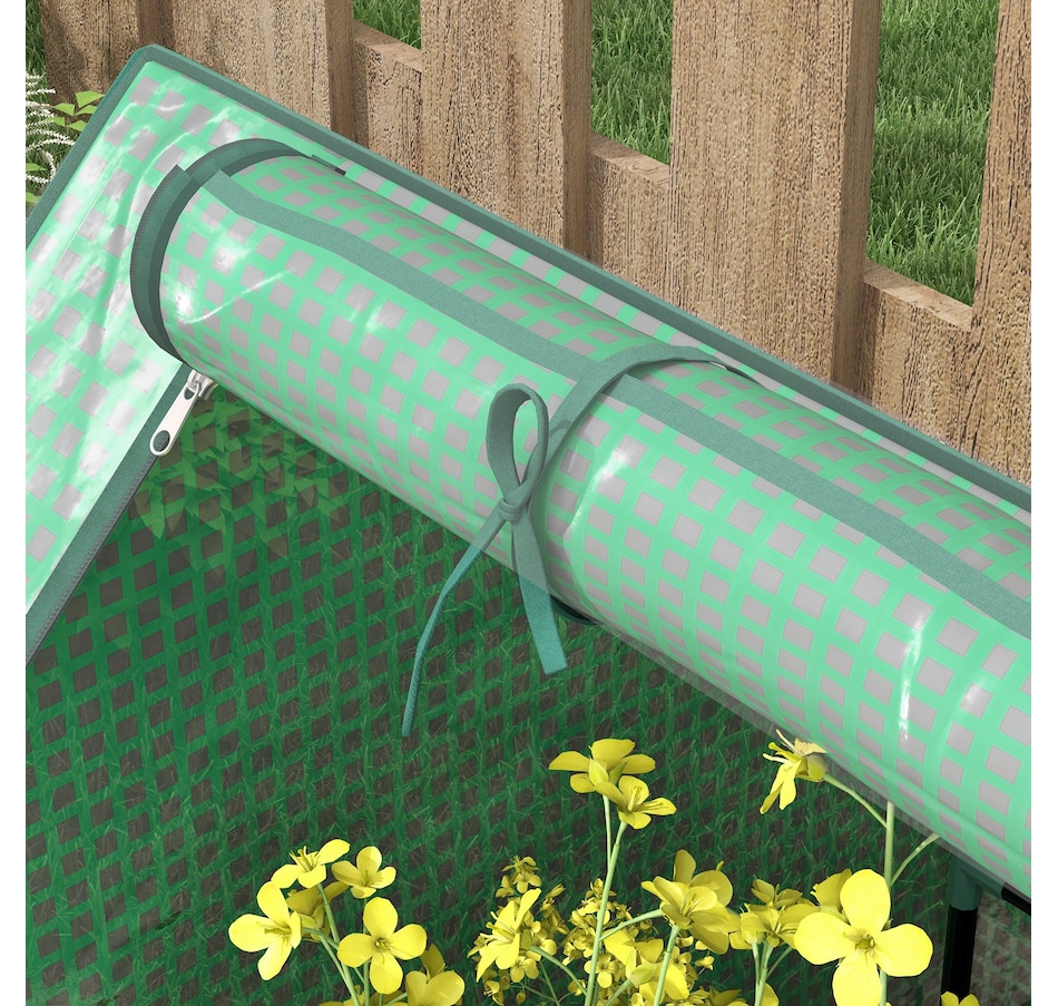 Image 917646_ALTMORE8.jpg, Product 917-646 / Price $76.99, Outsunny Metal Planter Box with 2 Roll-Up Windows from Outsunny on TSC.ca's Home & Garden department