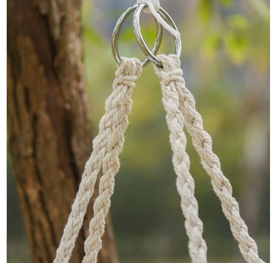 Image 917656_ALTMORE17.jpg, Product 917-656 / Price $56.99 - $62.99, Outsunny Hammock Chair Hanging Rope Swing for Indoor & Outdoor Use from Outsunny on TSC.ca's Home & Garden department