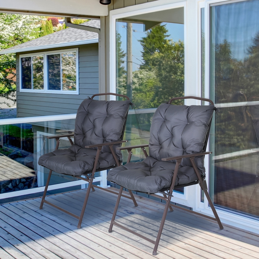 Image 917659_ALTMORE10.jpg, Product 917-659 / Price $63.99 - $64.99, Outsunny Patio Chair Cushions Set of 2, Outdoor Tufted Cushion Set from Outsunny on TSC.ca's Home & Garden department