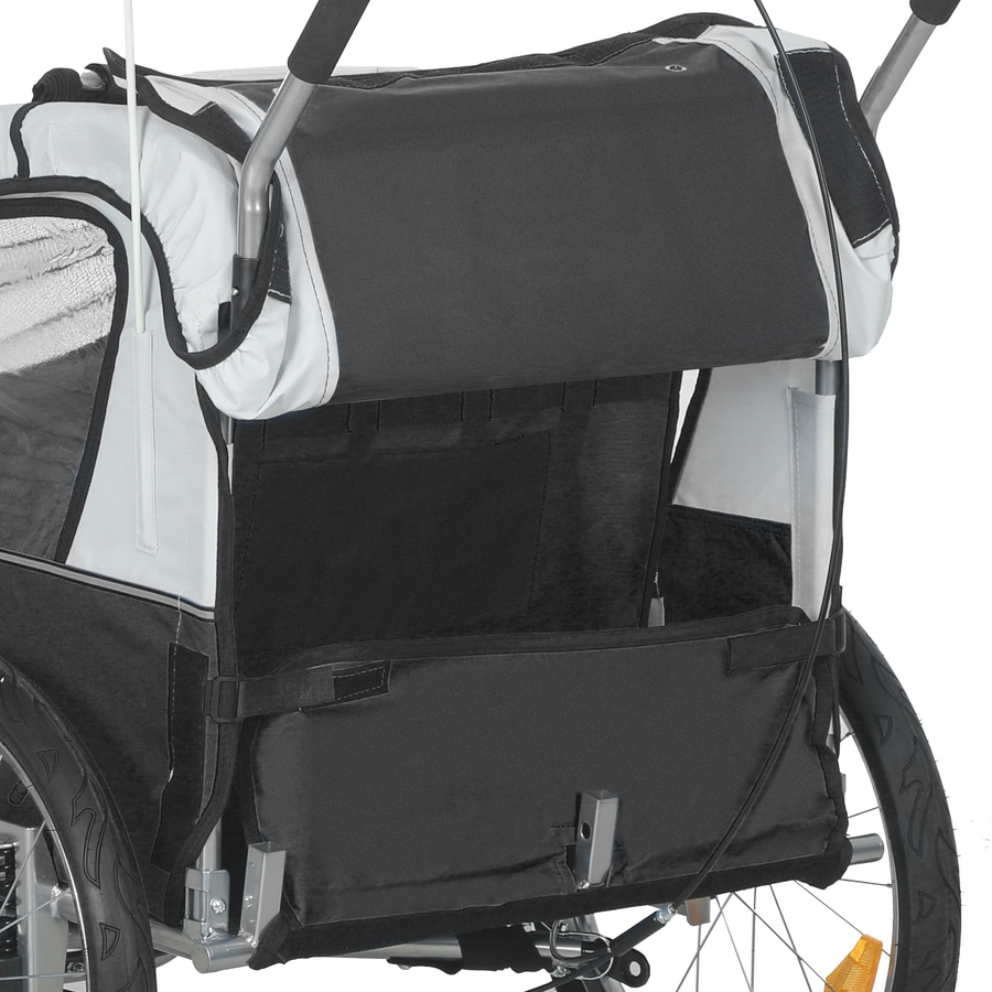 Image 917666_ALTMORE16.jpg, Product 917-666 / Price $236.99 - $249.99, Aosom 2-Seat Bike Trailer for Kids, 2-in-1 Baby Stroller Bicycle Trailer from Aosom on TSC.ca's Toys & Hobbies department