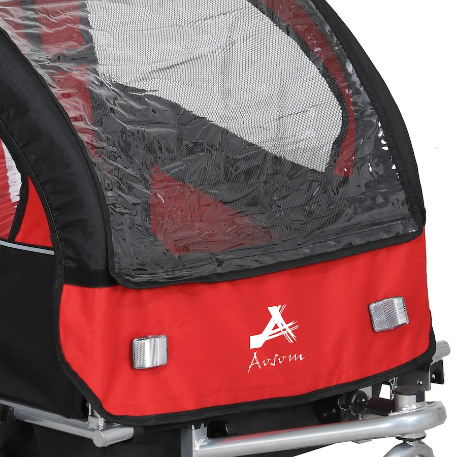 Image 917666_ALTMORE7.jpg, Product 917-666 / Price $236.99 - $249.99, Aosom 2-Seat Bike Trailer for Kids, 2-in-1 Baby Stroller Bicycle Trailer from Aosom on TSC.ca's Toys & Hobbies department