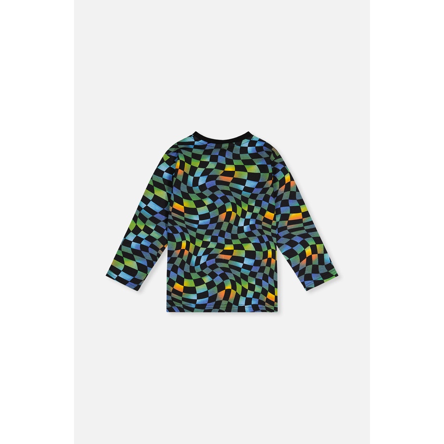 Image 918510_ALTMORE5.jpg, Product 918-510 / Price $38.00 - $40.00, Organic Cotton Checkered Crew Neck Long Sleeve T-Shirt (Toddler, Little & Big Kid) from Deux par Deux on TSC.ca's Fashion department