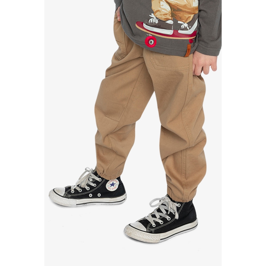 Image 918634_ALTMORE2.jpg, Product 918-634 / Price $52.00 - $55.00, Stretch Canvas Jogger Pants with Patch Pockets (Toddler, Little & Big Kid) from Deux par Deux on TSC.ca's Fashion department