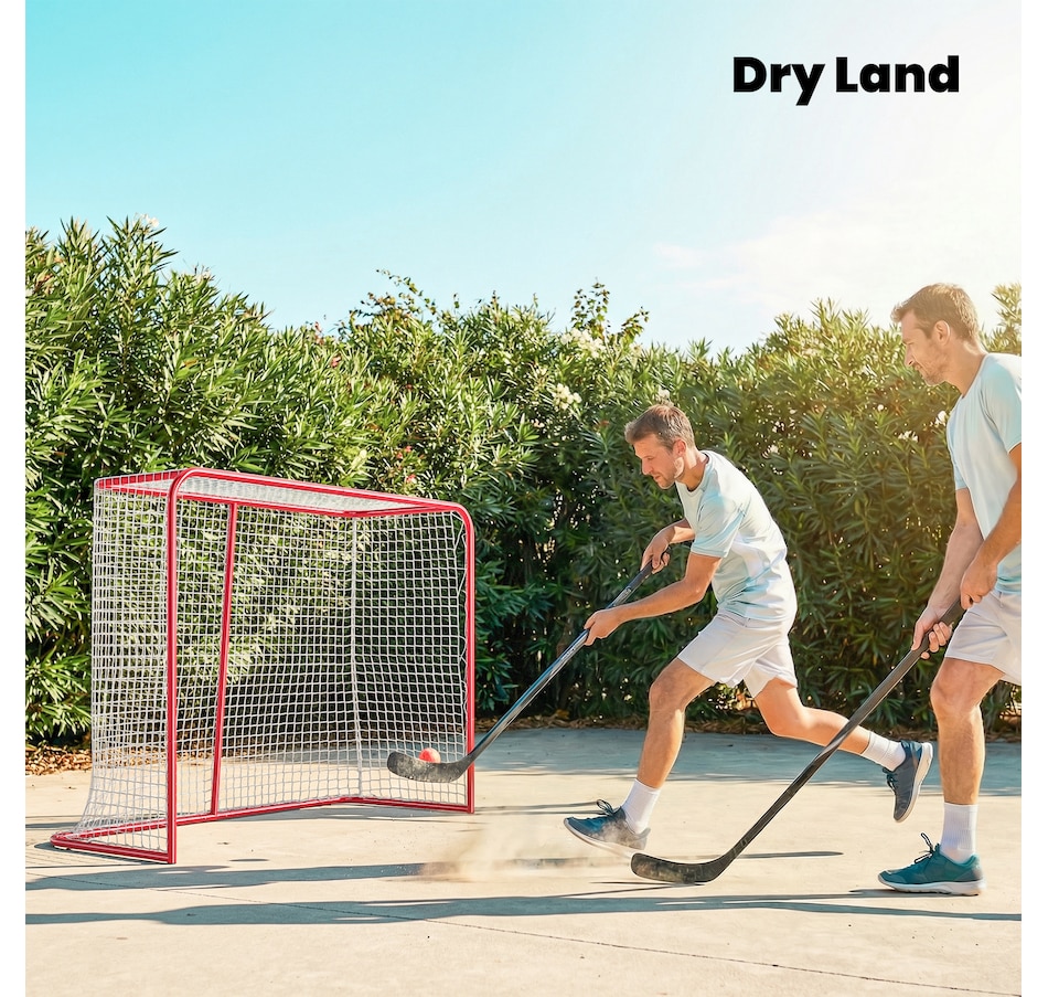Image 919742_ALTMORE7.jpg, Product 919-742 / Price $84.99, Soozier Mini Hockey Goal, Easy Setup Hockey Net with Metal Frame from Soozier on TSC.ca's Health & Fitness department