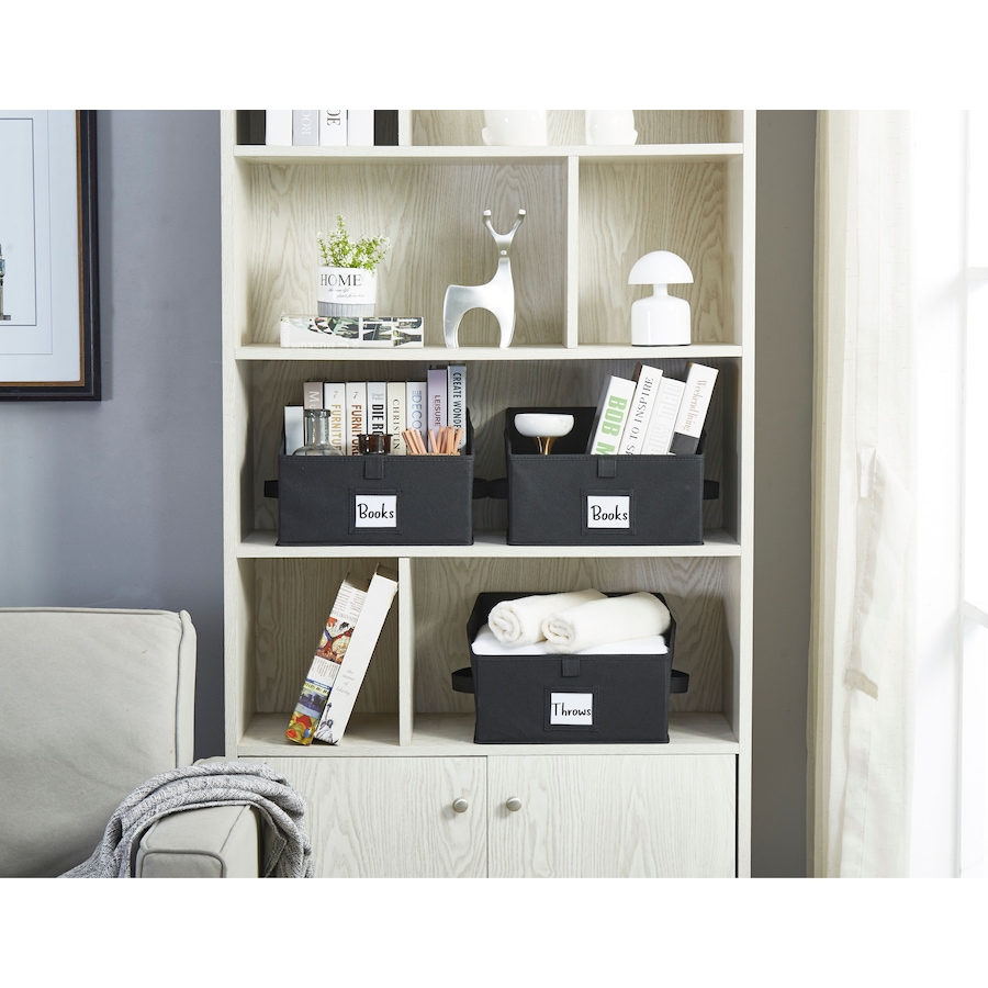 Image 919755_ALTMORE15.jpg, Product 919-755 / Price $35.99, Closet Storage Bins, Trapezoid Linen Closet Organizers and Storage Baskets for Organization (Set of 6) from DECOMOMO® on TSC.ca's Home & Garden department
