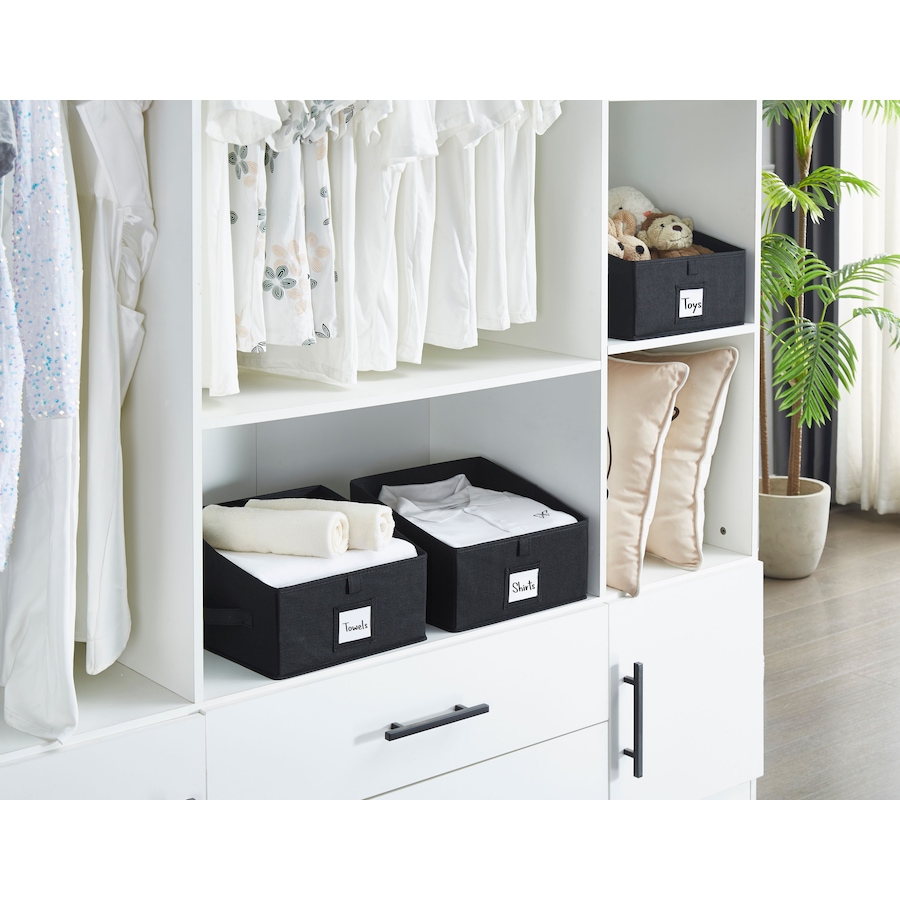Image 919755_ALTMORE16.jpg, Product 919-755 / Price $35.99, Closet Storage Bins, Trapezoid Linen Closet Organizers and Storage Baskets for Organization (Set of 6) from DECOMOMO® on TSC.ca's Home & Garden department