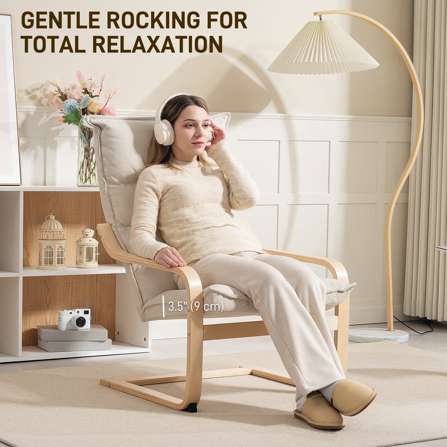 Image 919773_ALTMORE14.jpg, Product 919-773 / Price $125.99 - $129.99, HOMCOM Modern Armchair, Upholstered Accent Chair with Curved Leg from HOMCOM on TSC.ca's Home & Garden department