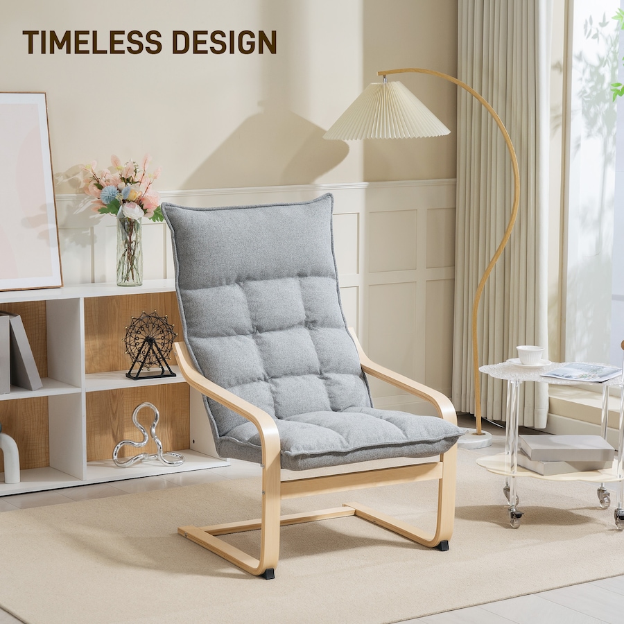 Image 919773_ALTMORE20.jpg, Product 919-773 / Price $125.99 - $129.99, HOMCOM Modern Armchair, Upholstered Accent Chair with Curved Leg from HOMCOM on TSC.ca's Home & Garden department