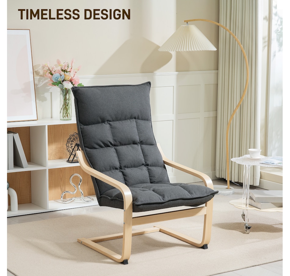 Image 919773_ALTMORE3.jpg, Product 919-773 / Price $124.99 - $134.99, HOMCOM Modern Armchair, Upholstered Accent Chair with Curved Leg from HOMCOM on TSC.ca's Home & Garden department