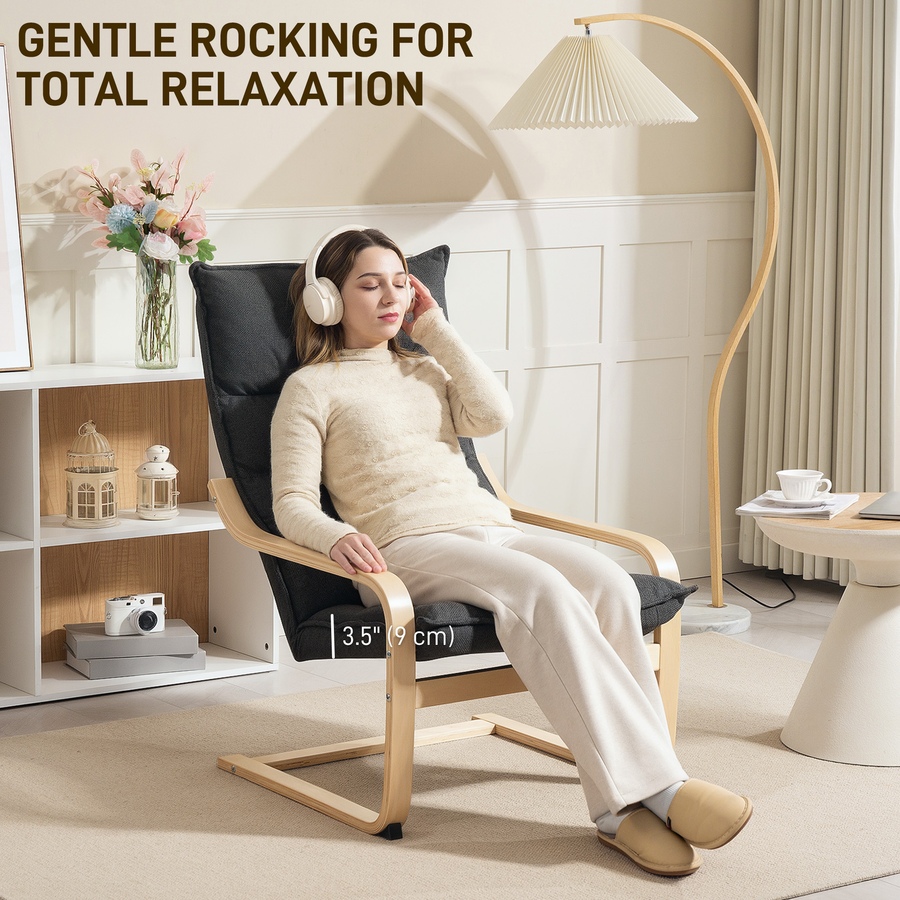 Image 919773_ALTMORE5.jpg, Product 919-773 / Price $125.99 - $129.99, HOMCOM Modern Armchair, Upholstered Accent Chair with Curved Leg from HOMCOM on TSC.ca's Home & Garden department