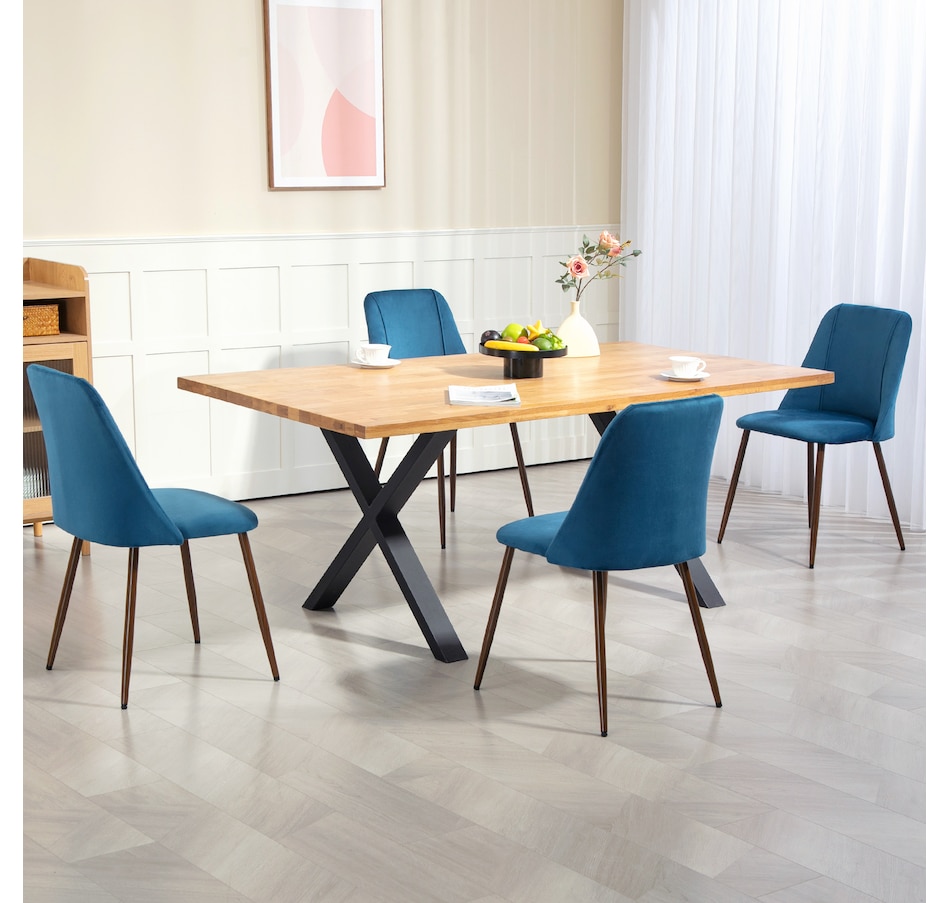 Image 919778_ALTMORE1.jpg, Product 919-778 / Price $249.99 - $269.99, HOMCOM Dining Chairs Set of 4, Velvet Accent Chair from HOMCOM on TSC.ca's Home & Garden department
