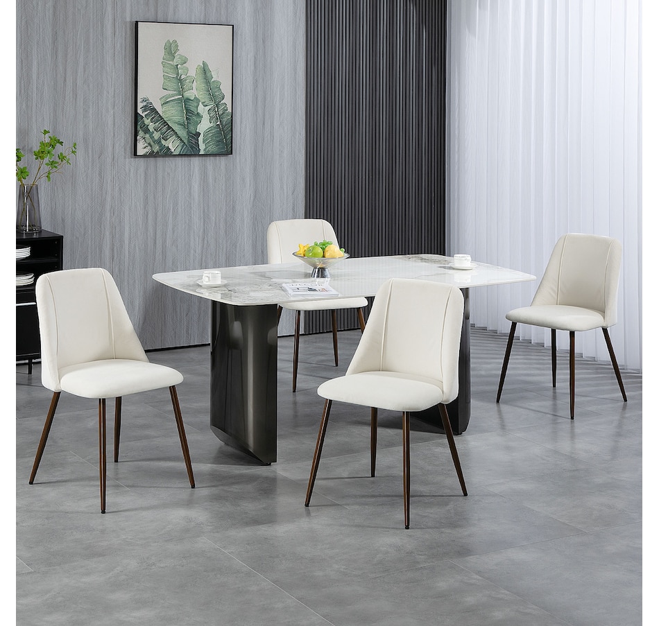 Image 919778_ALTMORE18.jpg, Product 919-778 / Price $249.99 - $269.99, HOMCOM Dining Chairs Set of 4, Velvet Accent Chair from HOMCOM on TSC.ca's Home & Garden department