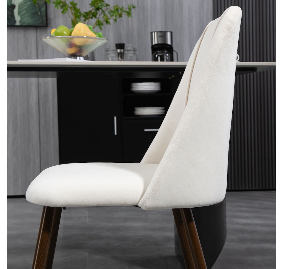 Image 919778_ALTMORE25.jpg, Product 919-778 / Price $249.99 - $269.99, HOMCOM Dining Chairs Set of 4, Velvet Accent Chair from HOMCOM on TSC.ca's Home & Garden department
