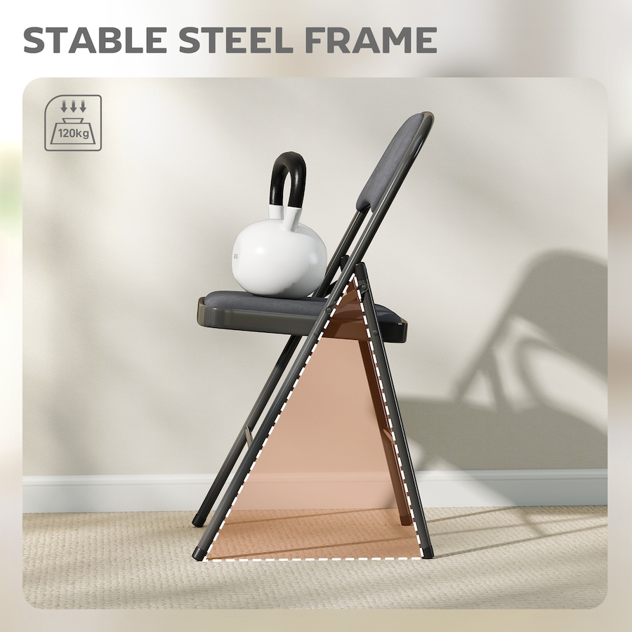 Image 919781_ALTMORE15.jpg, Product 919-781 / Price $144.19, HOMCOM Folding Chairs Set of 4, Foldable Chairs with Cushions from HOMCOM on TSC.ca's Home & Garden department