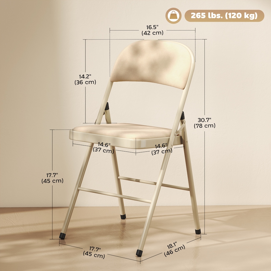 Image 919781_ALTMORE2.jpg, Product 919-781 / Price $144.19, HOMCOM Folding Chairs Set of 4, Foldable Chairs with Cushions from HOMCOM on TSC.ca's Home & Garden department