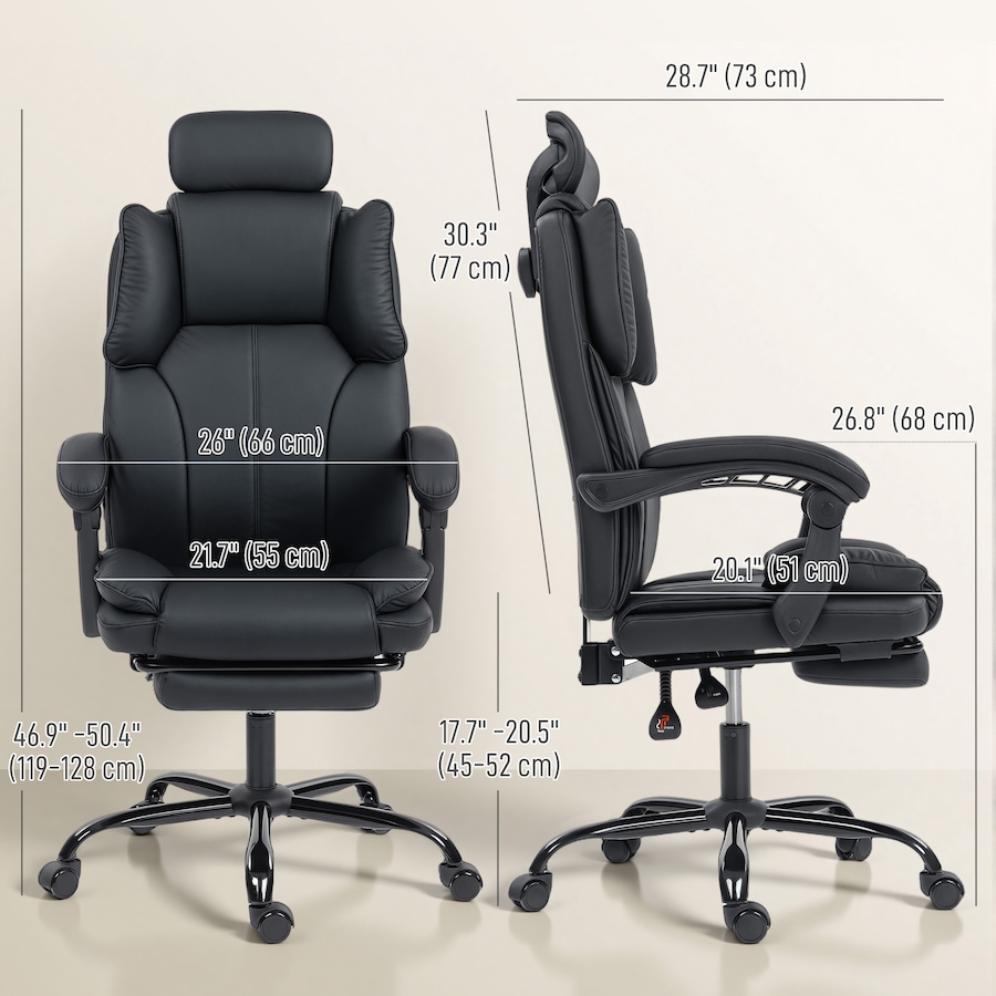 Image 919787_ALTMORE11.jpg, Product 919-787 / Price $184.99, HOMCOM Office Chair, Pet-Friendly Fabric Reclining Desk Chair from HOMCOM on TSC.ca's Home & Garden department