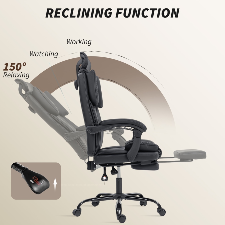 Image 919787_ALTMORE15.jpg, Product 919-787 / Price $184.99, HOMCOM Office Chair, Pet-Friendly Fabric Reclining Desk Chair from HOMCOM on TSC.ca's Home & Garden department