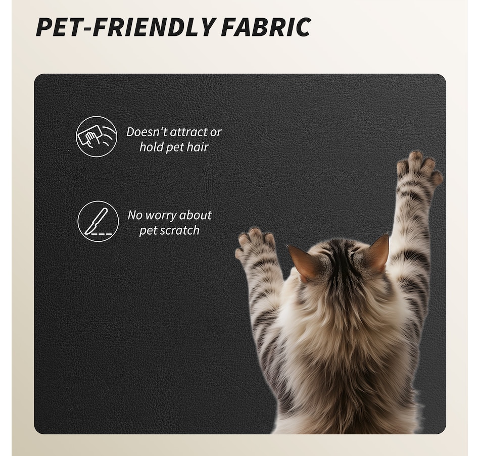 Image 919787_ALTMORE16.jpg, Product 919-787 / Price $154.99 - $189.99, HOMCOM Office Chair, Pet-Friendly Fabric Reclining Desk Chair from HOMCOM on TSC.ca's Home & Garden department