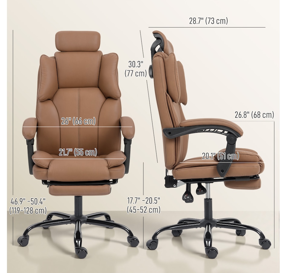 Image 919787_ALTMORE2.jpg, Product 919-787 / Price $154.99 - $189.99, HOMCOM Office Chair, Pet-Friendly Fabric Reclining Desk Chair from HOMCOM on TSC.ca's Home & Garden department