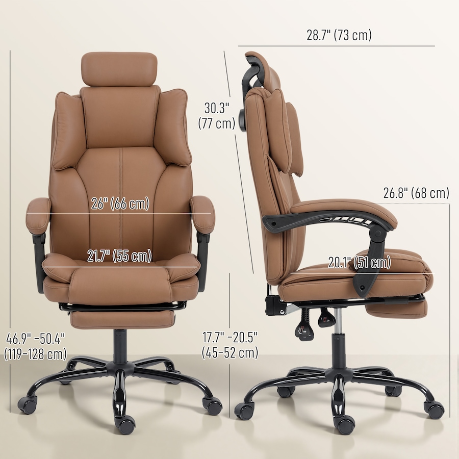 Image 919787_ALTMORE2.jpg, Product 919-787 / Price $184.99, HOMCOM Office Chair, Pet-Friendly Fabric Reclining Desk Chair from HOMCOM on TSC.ca's Home & Garden department