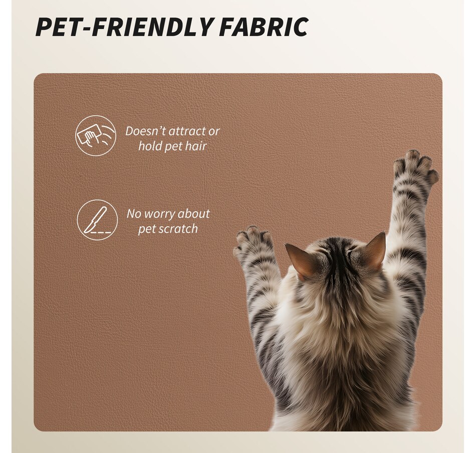 Image 919787_ALTMORE8.jpg, Product 919-787 / Price $154.99 - $189.99, HOMCOM Office Chair, Pet-Friendly Fabric Reclining Desk Chair from HOMCOM on TSC.ca's Home & Garden department