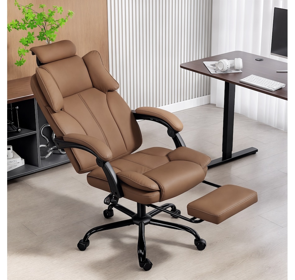 Image 919787_ST01.jpg, Product 919-787 / Price $154.99 - $189.99, HOMCOM Office Chair, Pet-Friendly Fabric Reclining Desk Chair from HOMCOM on TSC.ca's Home & Garden department