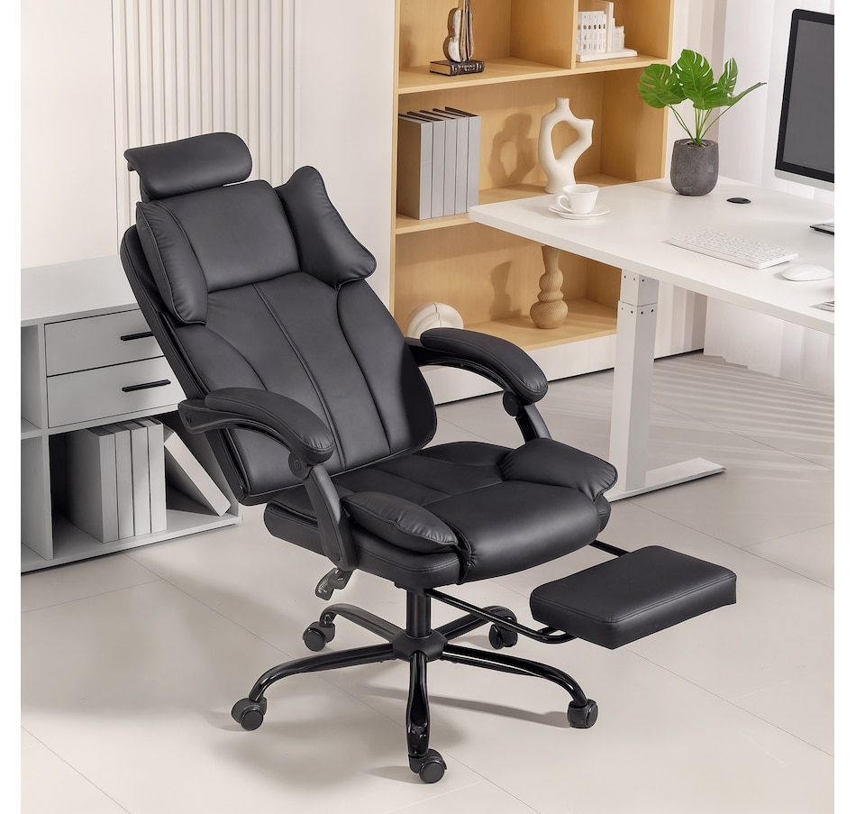 Image 919787_ST02.jpg, Product 919-787 / Price $154.99 - $189.99, HOMCOM Office Chair, Pet-Friendly Fabric Reclining Desk Chair from HOMCOM on TSC.ca's Home & Garden department