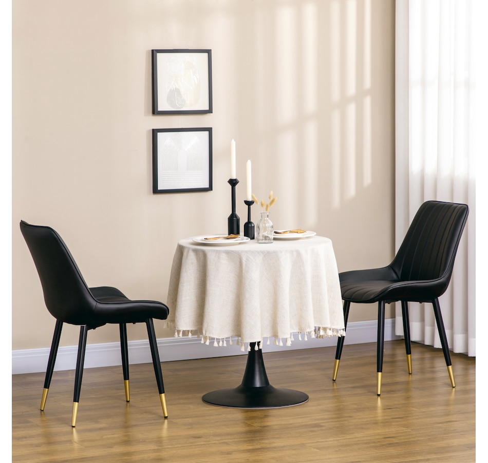 Image 919791_ALTMORE1.jpg, Product 919-791 / Price $189.99, HOMCOM Dining Chairs Set of 2, PU Leather Upholstered Kitchen Chair from HOMCOM on TSC.ca's Home & Garden department