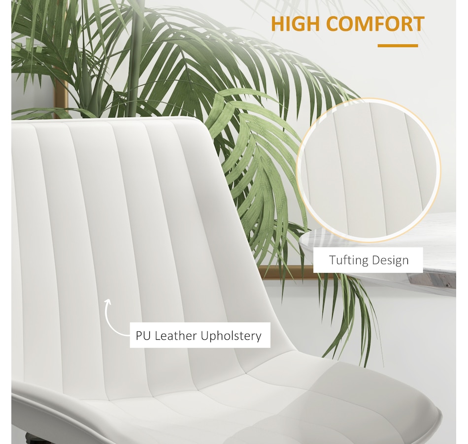 Image 919791_ALTMORE13.jpg, Product 919-791 / Price $189.99, HOMCOM Dining Chairs Set of 2, PU Leather Upholstered Kitchen Chair from HOMCOM on TSC.ca's Home & Garden department