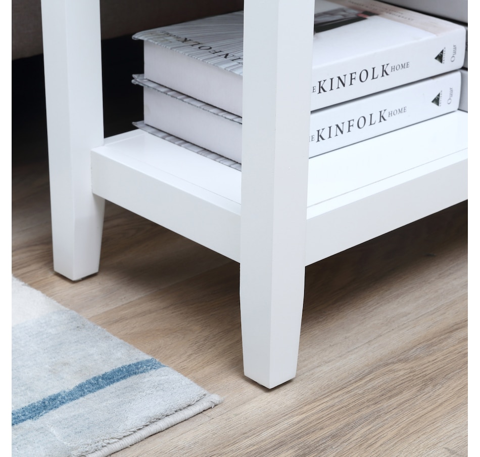 Image 919798_ALTMORE7.jpg, Product 919-798 / Price $74.99 - $94.99, HOMCOM Flip Top End Table, Narrow Side Table with Storage Shelf Bedroom from HOMCOM on TSC.ca's Home & Garden department