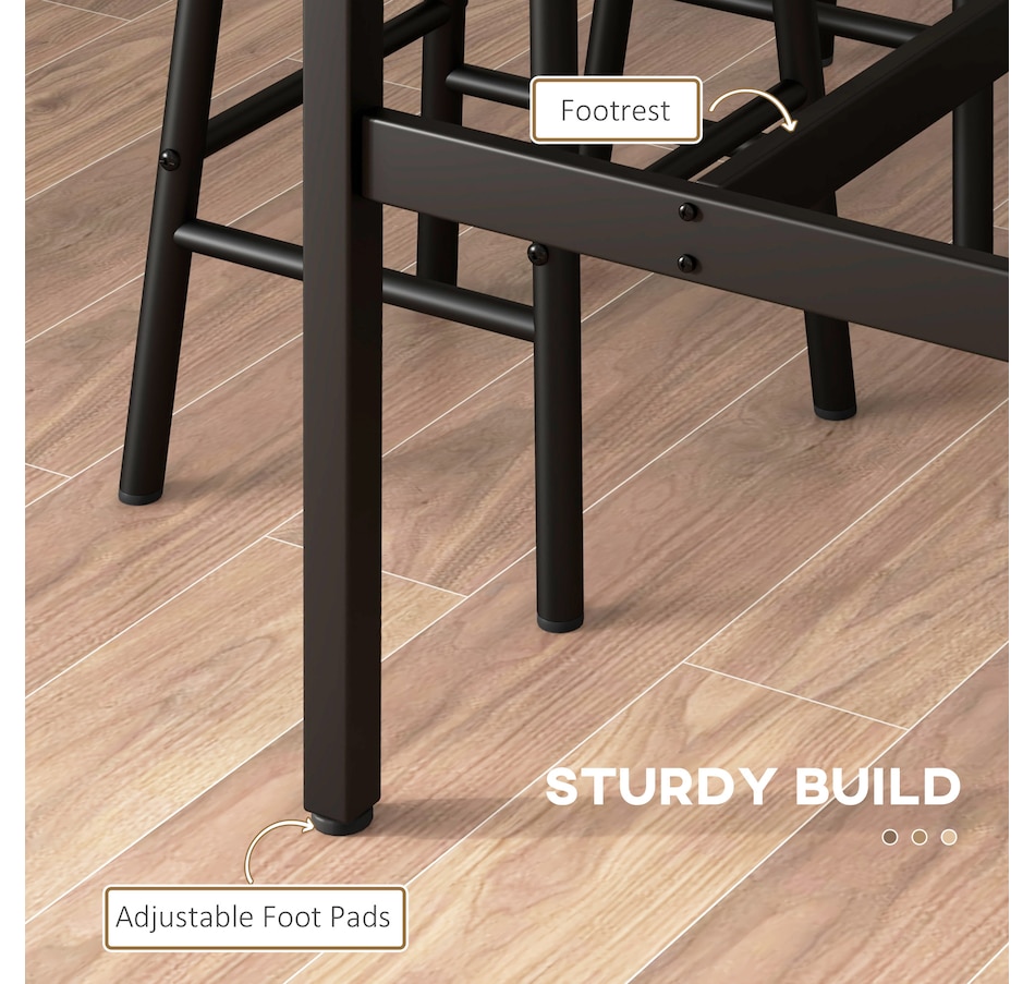 Image 919805_ALTMORE14.jpg, Product 919-805 / Price $124.99, HOMCOM 3-Piece Bar Table and Chairs Set for Dining Room from HOMCOM on TSC.ca's Home & Garden department
