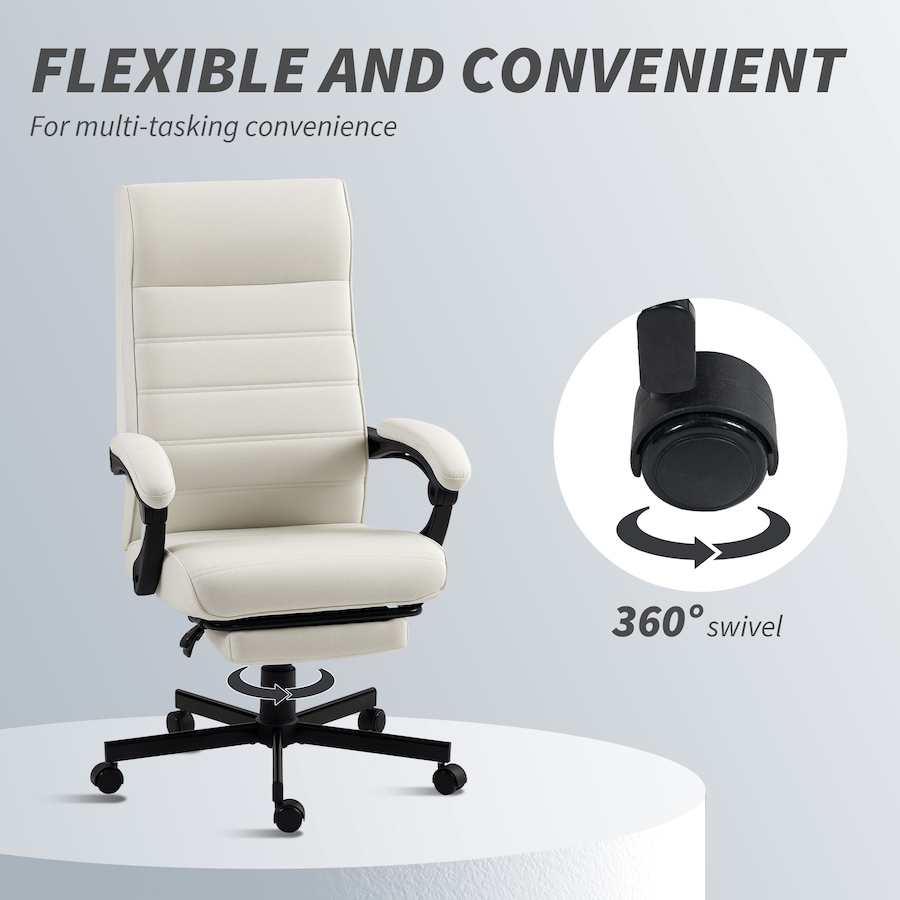 Image 919806_ALTMORE14.jpg, Product 919-806 / Price $159.99, Vinsetto High-Back Office Chair Linen Computer Desk Chair from Vinsetto on TSC.ca's Home & Garden department