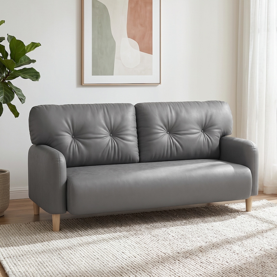 Image 919811_ALTMORE18.jpg, Product 919-811 / Price $239.99, HOMCOM 58" Loveseat Sofa for Bedroom 2 Seater Couch w/ Cushions from HOMCOM on TSC.ca's Home & Garden department