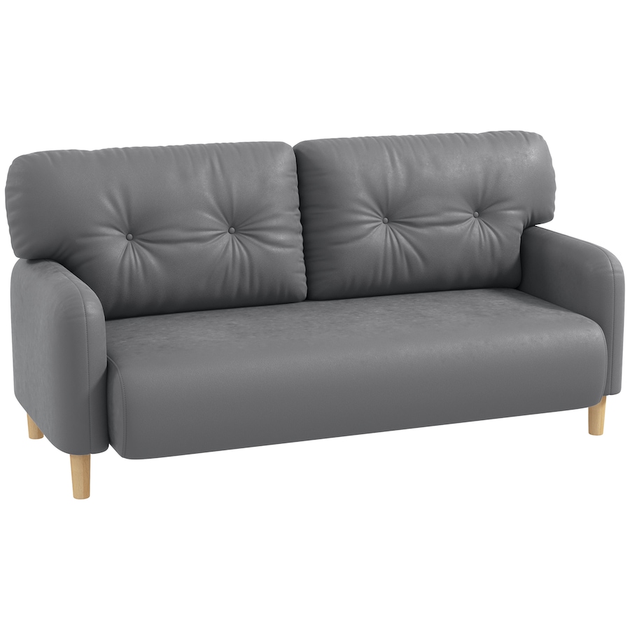 Image 919811_ST02.jpg, Product 919-811 / Price $239.99, HOMCOM 58" Loveseat Sofa for Bedroom 2 Seater Couch w/ Cushions from HOMCOM on TSC.ca's Home & Garden department