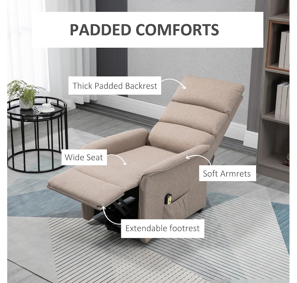 Image 919814_ALTMORE15.jpg, Product 919-814 / Price $449.99 - $499.99, HOMCOM Power Lift Chair Recliner for Elderly with Remote Control from HOMCOM on TSC.ca's Home & Garden department