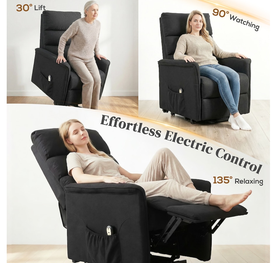 Image 919814_ALTMORE20.jpg, Product 919-814 / Price $449.99 - $499.99, HOMCOM Power Lift Chair Recliner for Elderly with Remote Control from HOMCOM on TSC.ca's Home & Garden department