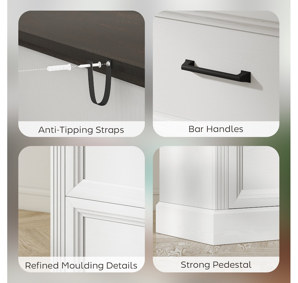 Image 919816_ALTMORE15.jpg, Product 919-816 / Price $169.99, HOMCOM Lateral File Cabinet with 2 Drawers, Farmhouse Filing Cabinet from HOMCOM on TSC.ca's Home & Garden department