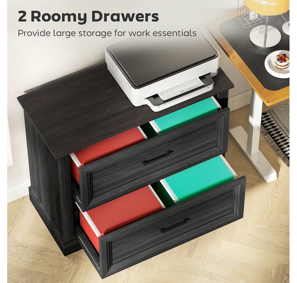 Image 919816_ALTMORE3.jpg, Product 919-816 / Price $169.99, HOMCOM Lateral File Cabinet with 2 Drawers, Farmhouse Filing Cabinet from HOMCOM on TSC.ca's Home & Garden department