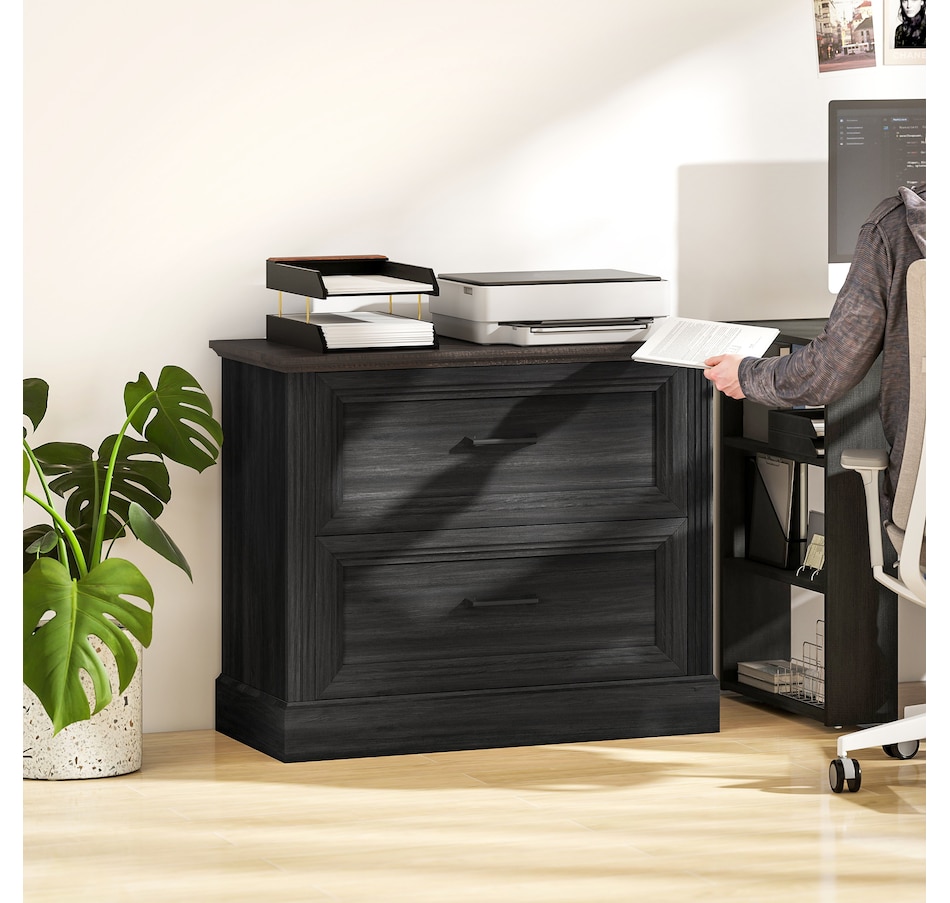 Image 919816_ALTMORE7.jpg, Product 919-816 / Price $169.99, HOMCOM Lateral File Cabinet with 2 Drawers, Farmhouse Filing Cabinet from HOMCOM on TSC.ca's Home & Garden department