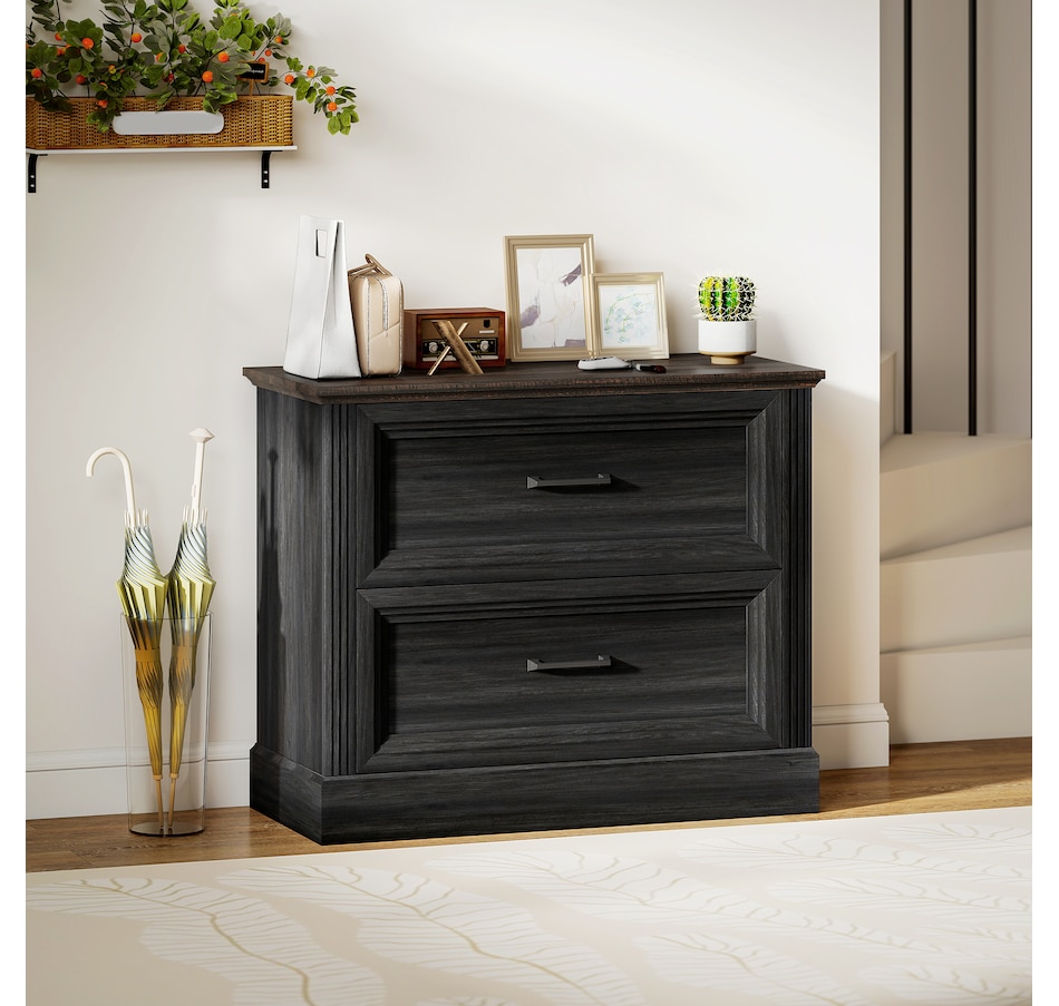 Image 919816_ALTMORE8.jpg, Product 919-816 / Price $169.99, HOMCOM Lateral File Cabinet with 2 Drawers, Farmhouse Filing Cabinet from HOMCOM on TSC.ca's Home & Garden department