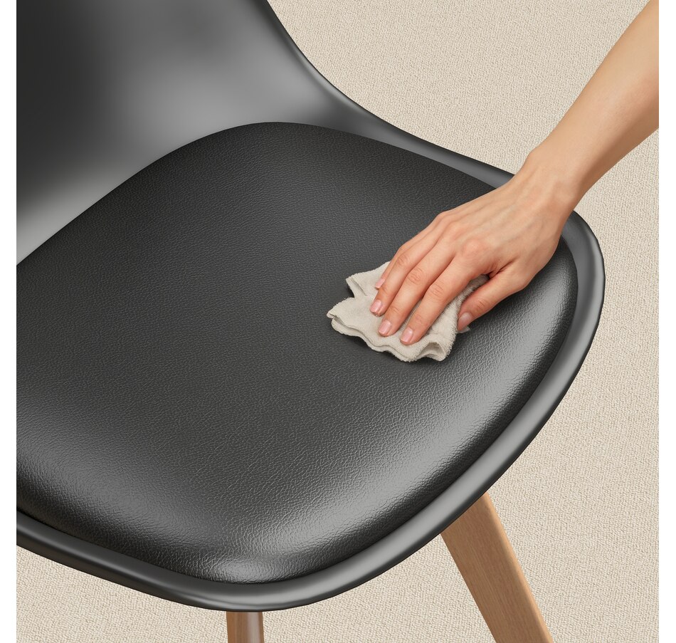 Image 919826_ALTMORE17.jpg, Product 919-826 / Price $304.99 - $314.99, HOMCOM Modern Dining Chairs Set of 6 with PU Leather Cushion, Wood Frame from HOMCOM on TSC.ca's Home & Garden department