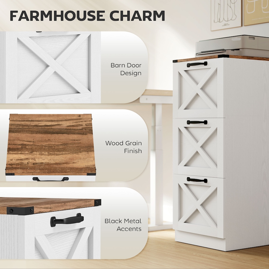 Image 919827_ALTMORE12.jpg, Product 919-827 / Price $139.99 - $164.79, HOMCOM 3 Drawer File Cabinet, Filing Cabinet Fits Letter/A4 Size from HOMCOM on TSC.ca's Home & Garden department