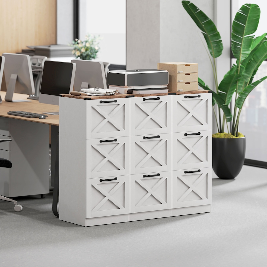 Image 919827_ALTMORE17.jpg, Product 919-827 / Price $139.99 - $164.79, HOMCOM 3 Drawer File Cabinet, Filing Cabinet Fits Letter/A4 Size from HOMCOM on TSC.ca's Home & Garden department
