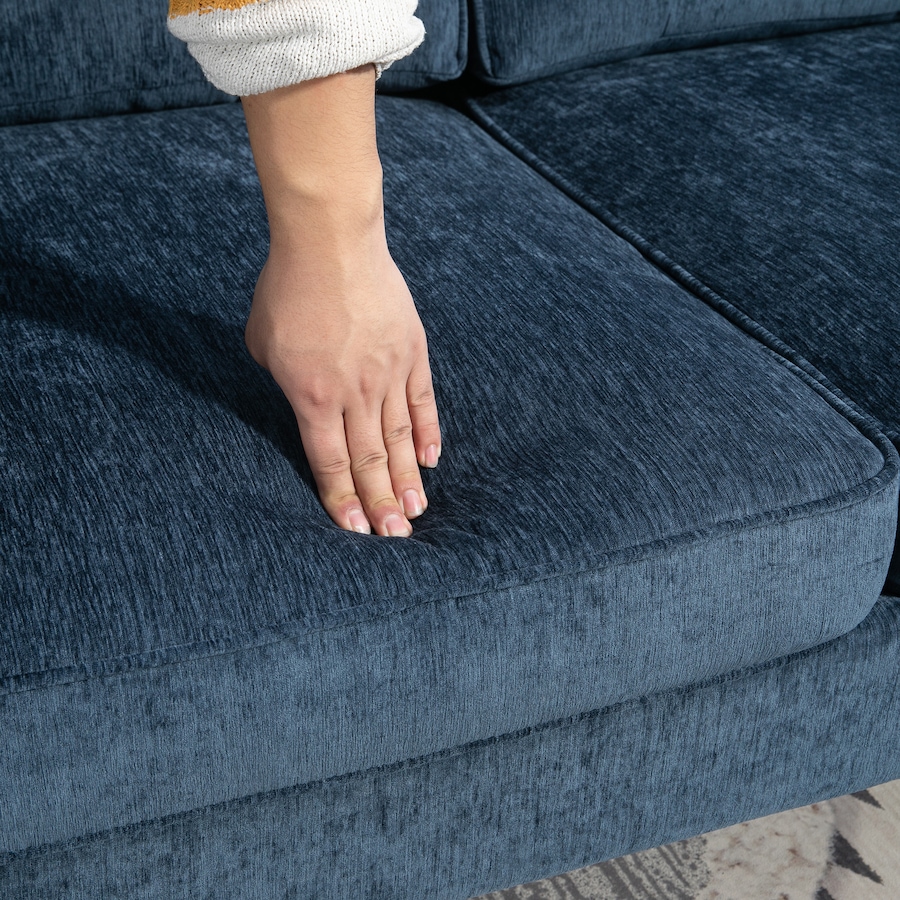 Image 919839_ALTMORE25.jpg, Product 919-839 / Price $489.99, HOMCOM L-Shape Sofa with Right Chaise Lounge and Rubber Wooden Legs from HOMCOM on TSC.ca's Home & Garden department