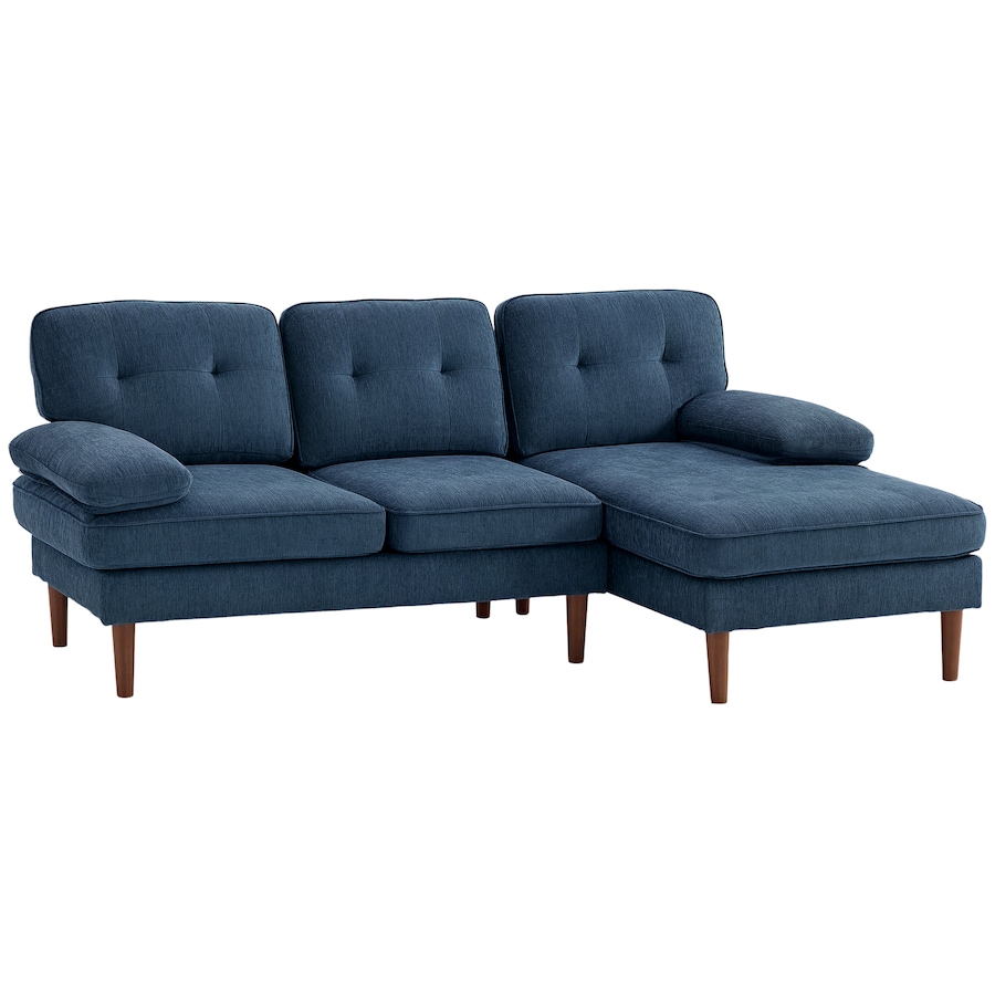 Image 919839_ST03.png, Product 919-839 / Price $489.99, HOMCOM L-Shape Sofa with Right Chaise Lounge and Rubber Wooden Legs from HOMCOM on TSC.ca's Home & Garden department