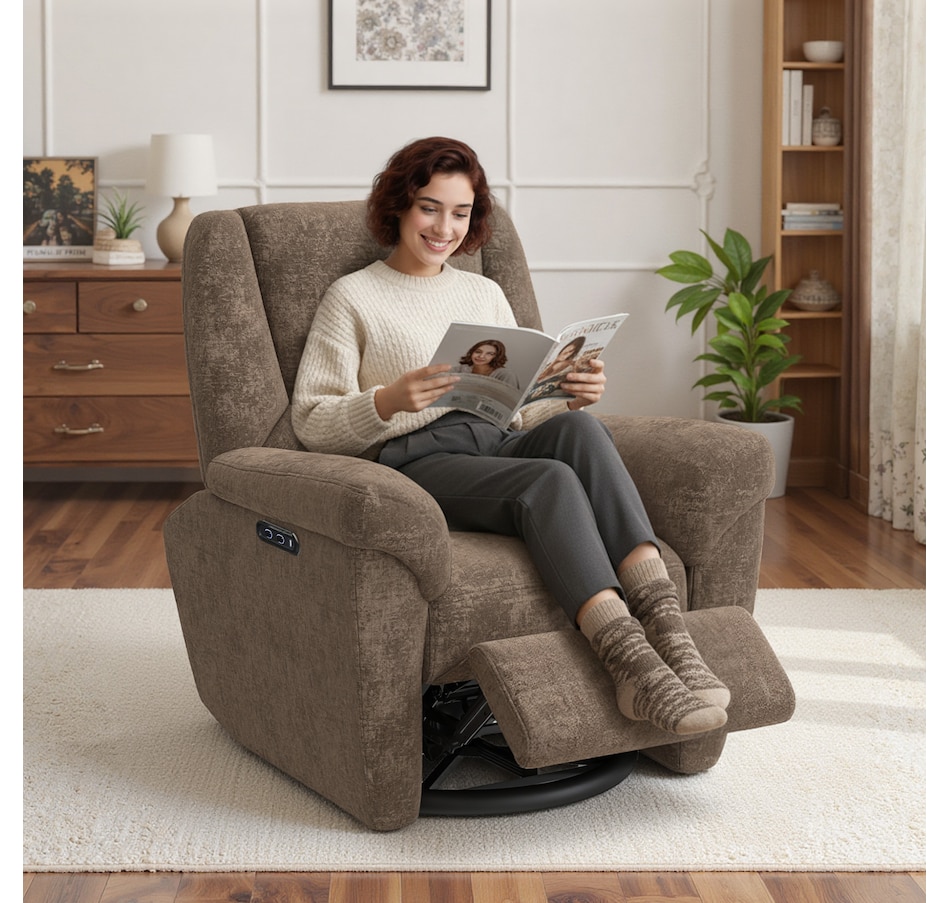 Image 919848_ALTMORE1.jpg, Product 919-848 / Price $609.99 - $619.99, HOMCOM Power Recliner Chair, Upholstered Recliner Chair w/ USB Ports from HOMCOM on TSC.ca's Home & Garden department